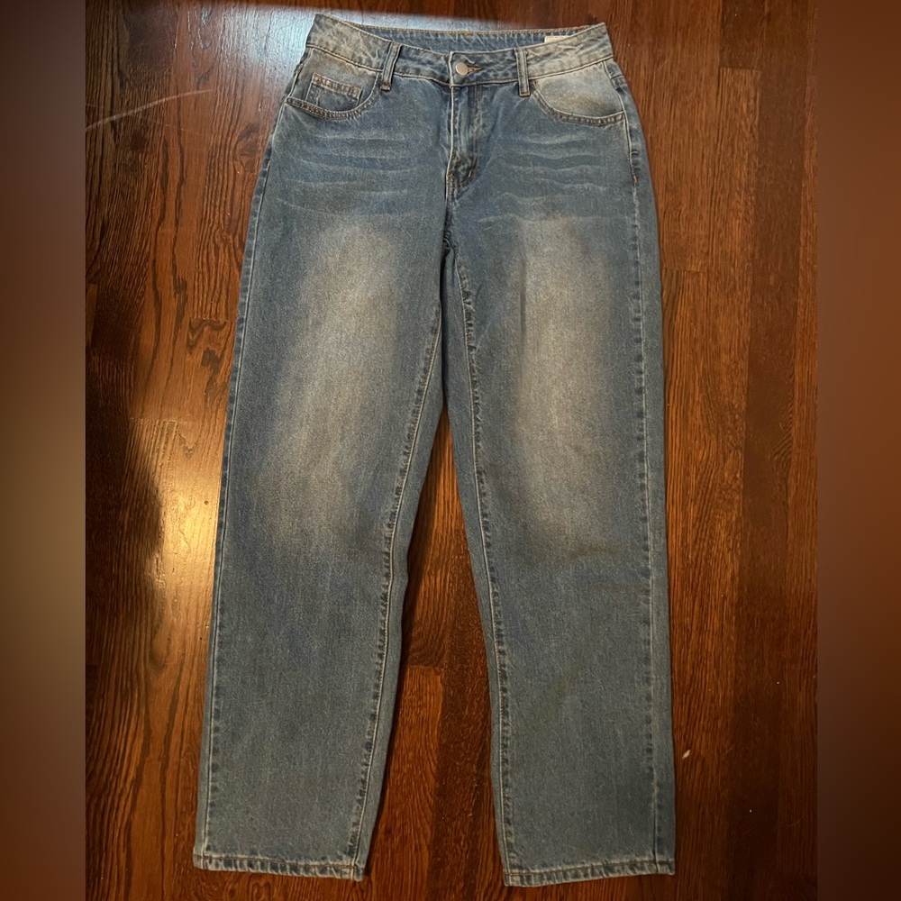 Straight leg jeans